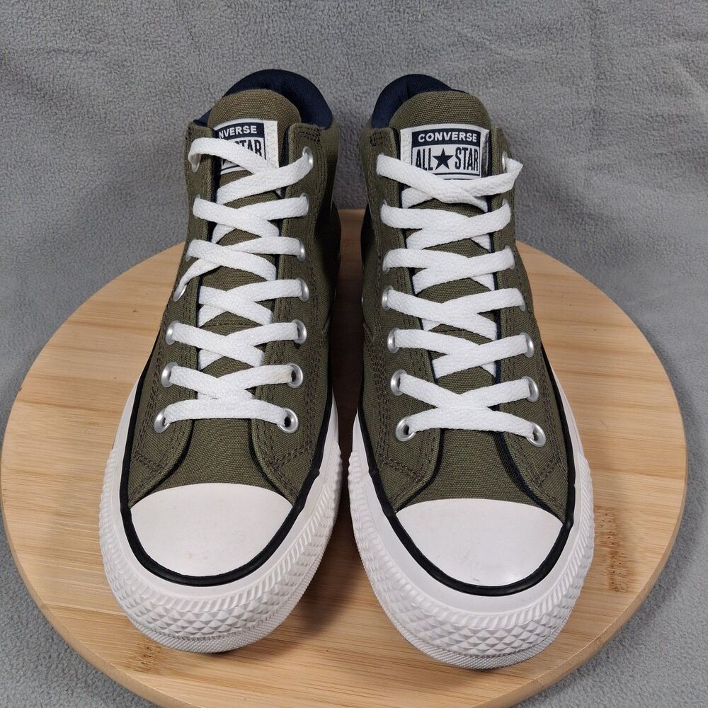 Converse Men's CTAS Size 9.5 Malden Street Green Mid Top Shoes Sneakers - Picture 4 of 15